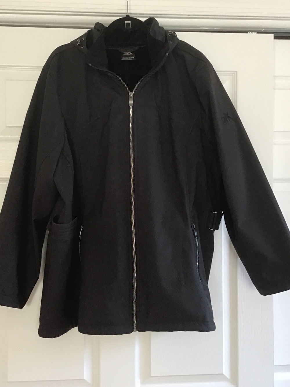 ZeroXposur Black Fleece Hooded Jacket